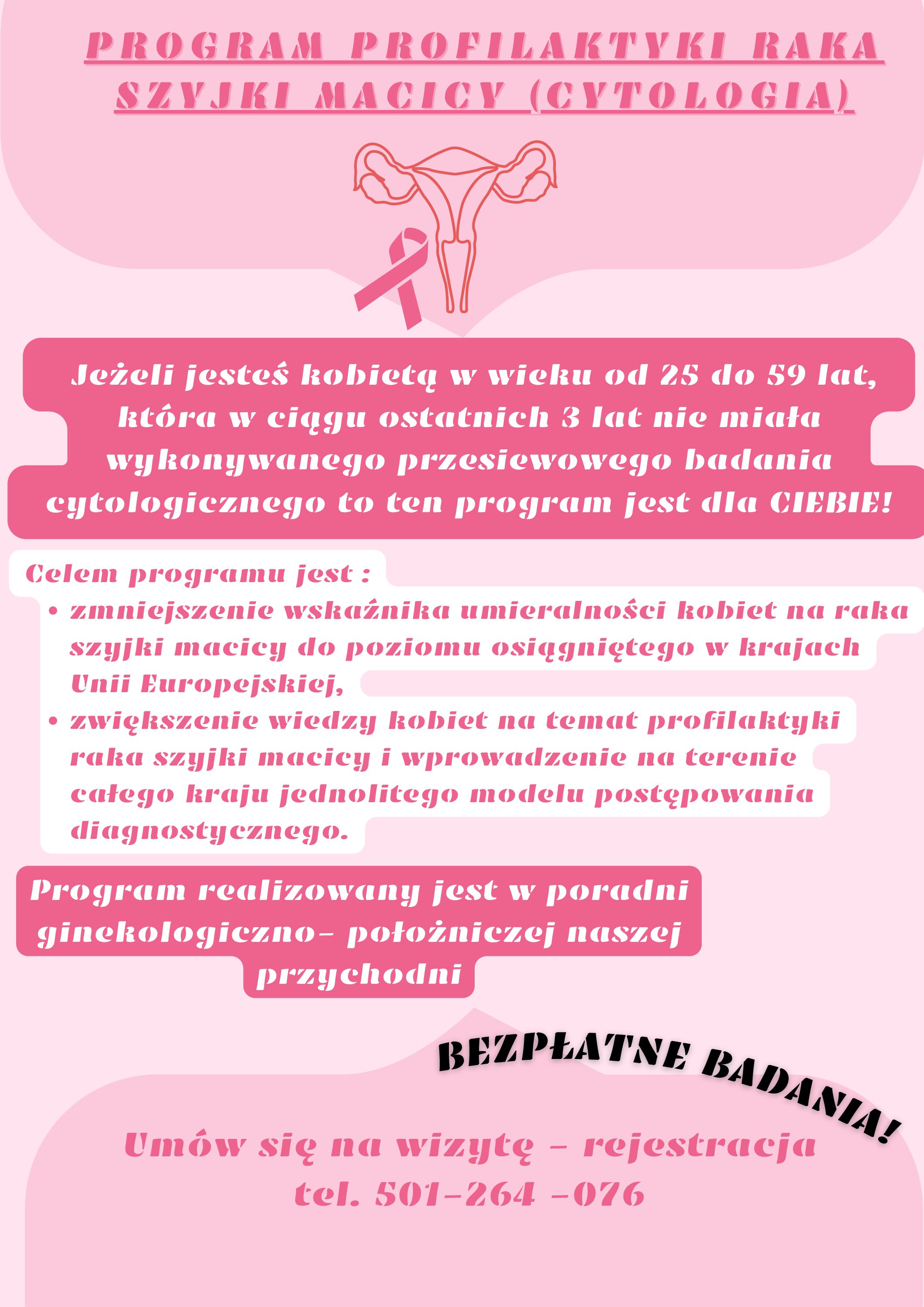 Program profilaktyki raka szyjki macicy